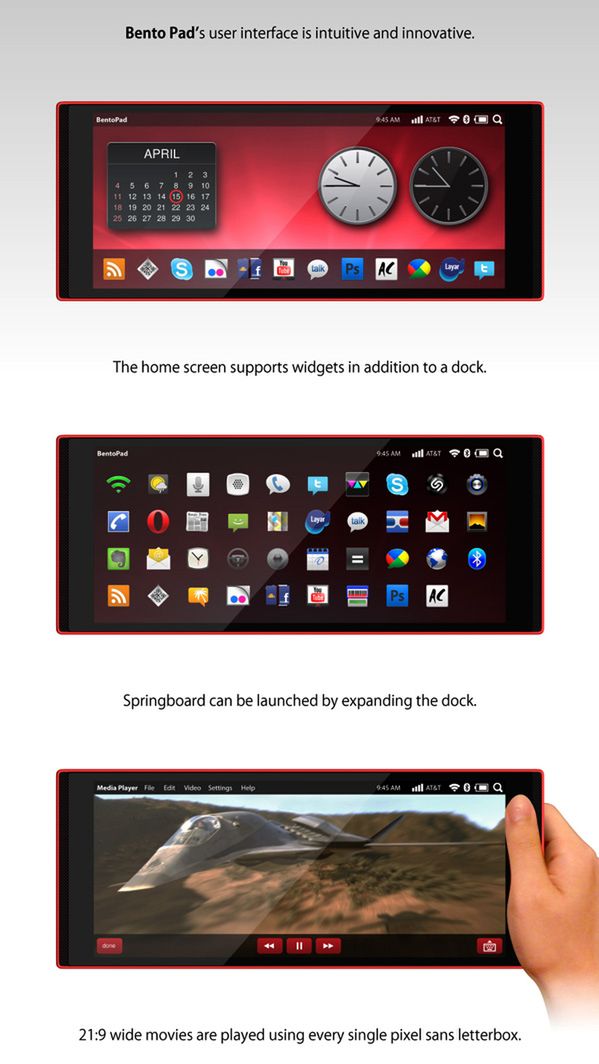 Bento Laptop Tablet Hybrid (źródło: Yanko Design)