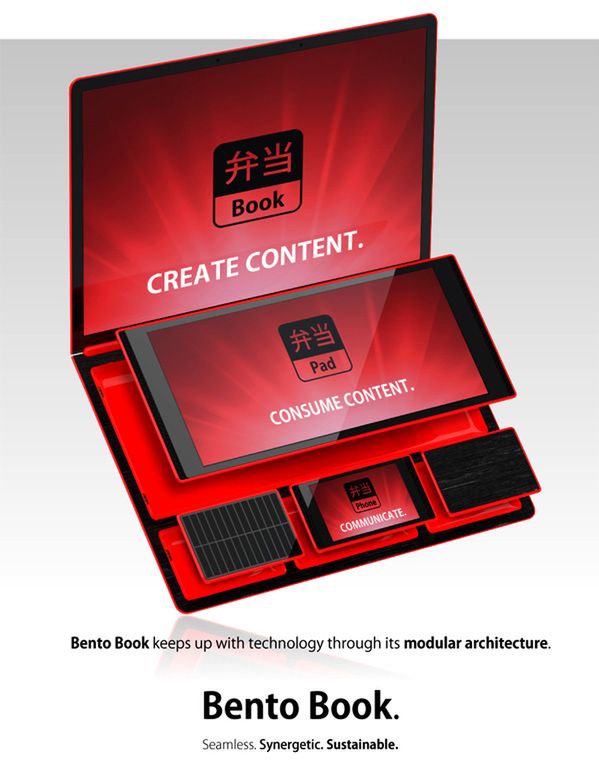 Bento Laptop Tablet Hybrid (źródło: Yanko Design)
