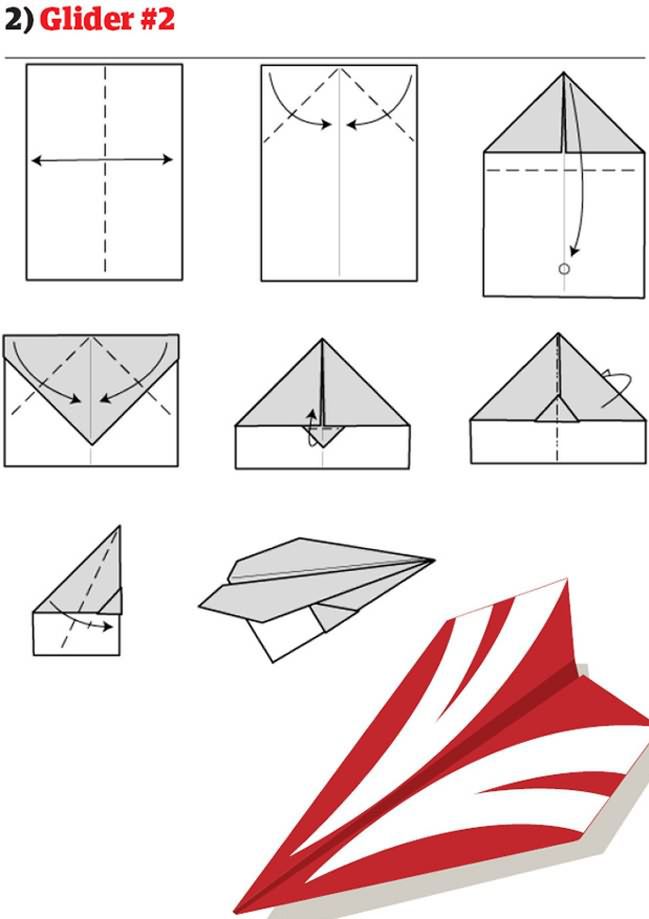 12 najfajniejszych papierowych samolocików