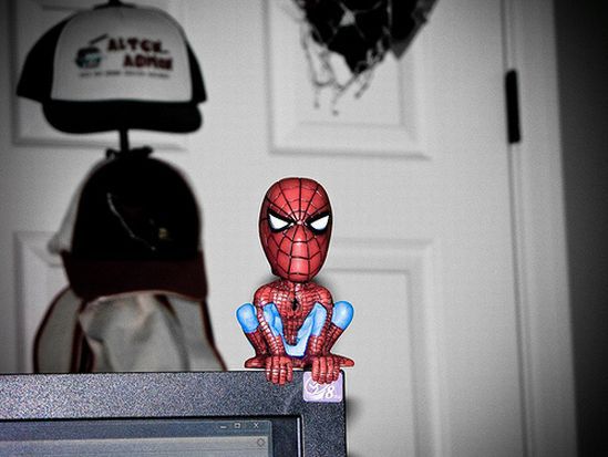 Spiderman-Monitor-Topper
