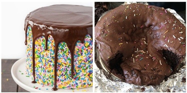 Zjawiskowy tort z polewą czekoladową