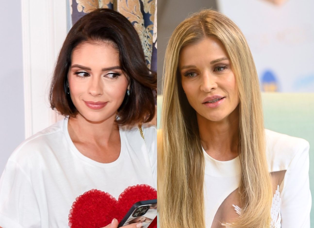 Klaudia Halejcio i Joanna Krupa w takich samych sukienkach. Która wypadła  lepiej? - WP Kobieta