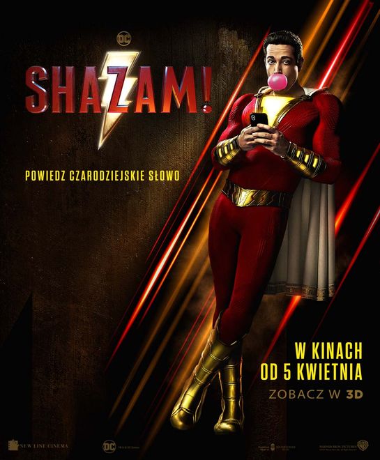 "Shazam!" to film akcji na podstawie serii komiksów wydawnictwa DC Comics.