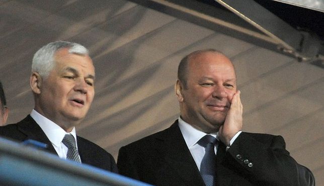 Bogusław Cupiał (po prawej) jest udziałowcem Wisły Kraków