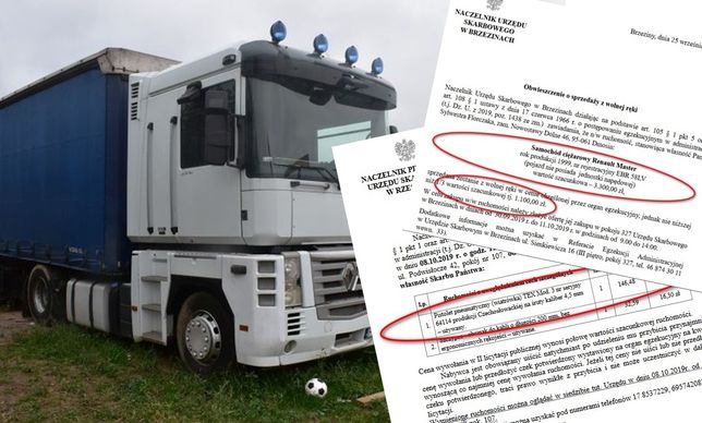 Od obrączki po TIR-a. Oto co można kupić od skarbówki.