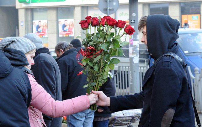 Kwiaty Na Wynajem W Walentynki Za 40 Zł Zrobisz Sobie Zdjęcie Z