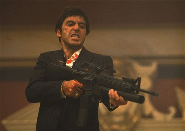 Al Pacino jako Tony Montana w "Człowieku z blizną"