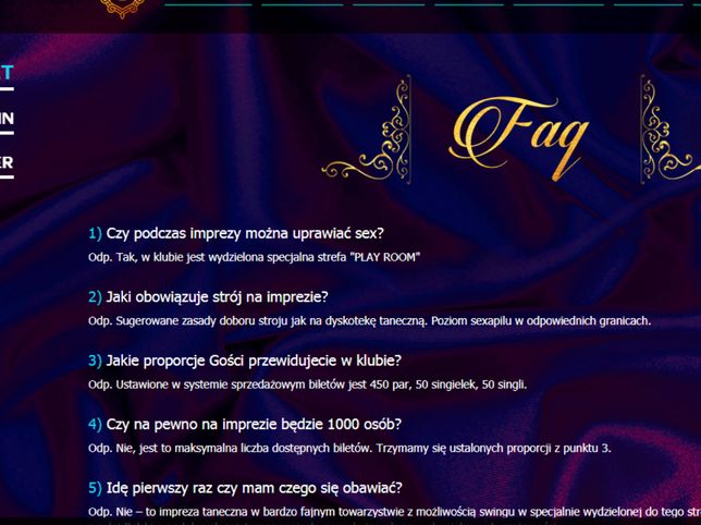 Aktualnie szukamy do staej wsppracy klubu, kawiarni, lub pubu w okolicach prowadzisz powizany z nasz dziaalnoci serwis internetowy dla singli i Jestemy otwarci na ciekawe propozycje, nowe wyzwania i Twoje potrzeby! WSPPRACA / LOKALE - Speed dating - szybkie randki