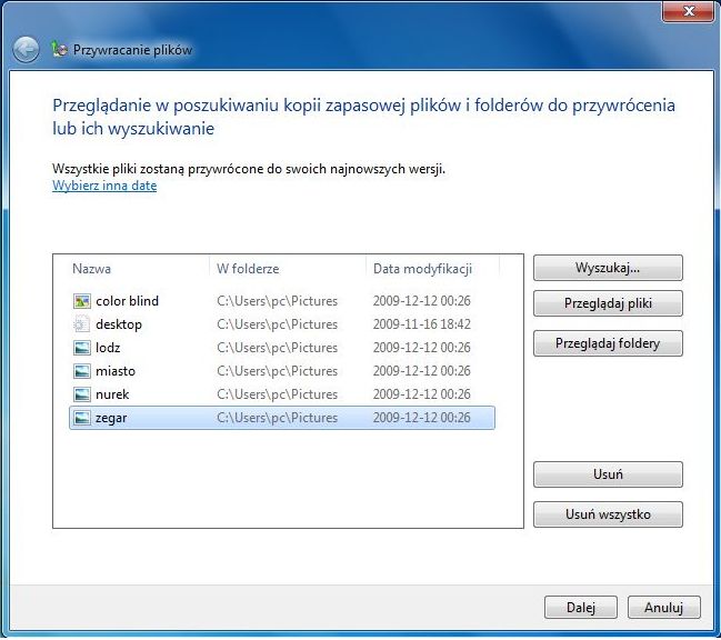 Przywracanie Plików W Windows 7 | Gadżetomania.pl