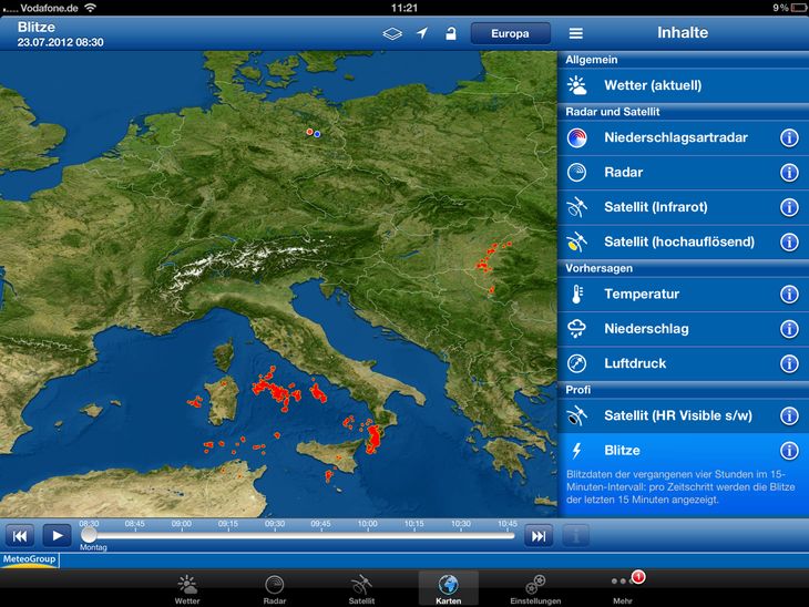 Sledz Burze W Aplikacji Weatherpro Dla Ipada Komorkomania Pl