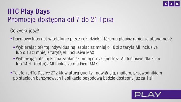 HTC Play Days