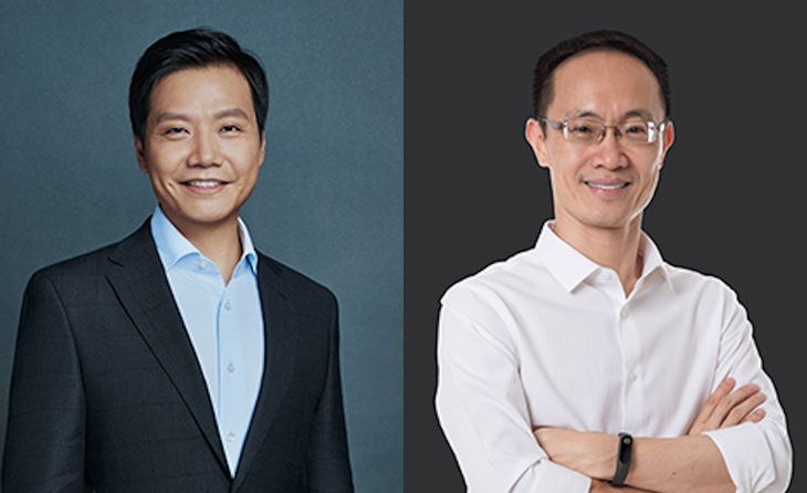 Lei Jun y Lin Bin - cofundadores de Xiaomi
