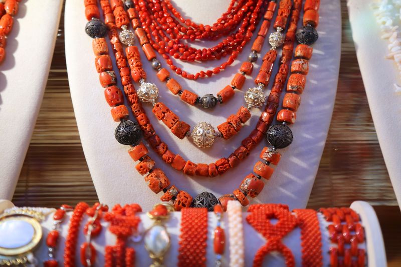 Biżuteria z korala naturalnego