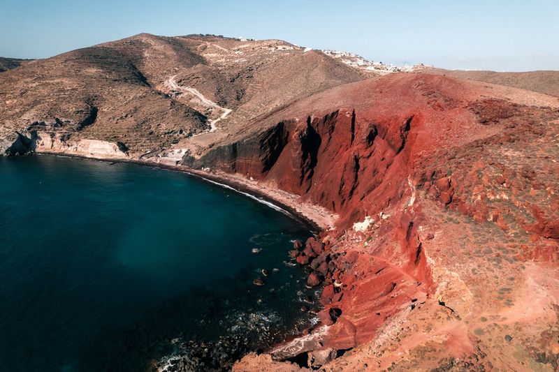 Red Beach na Santorini