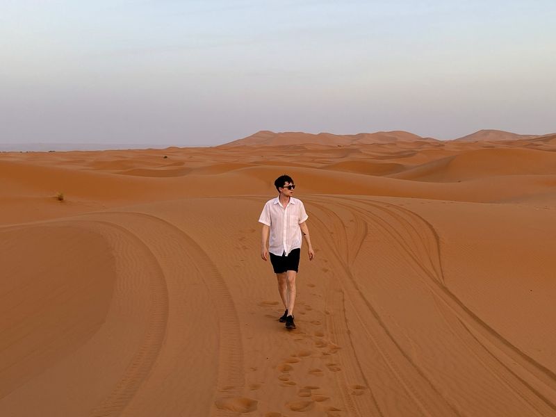 Maciej Mazurek na pustyni 