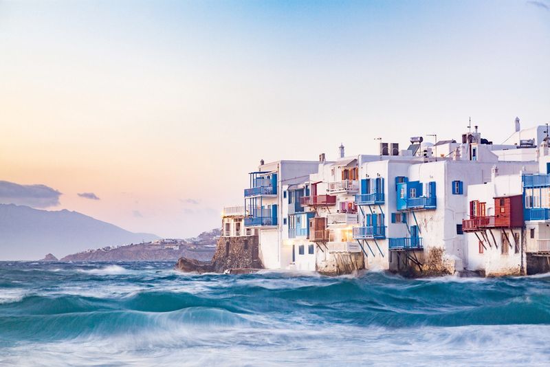 Mała Wenecja na wyspie Mykonos 