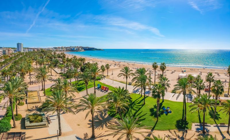 Piękna plaża w Salou na Costa Dorada