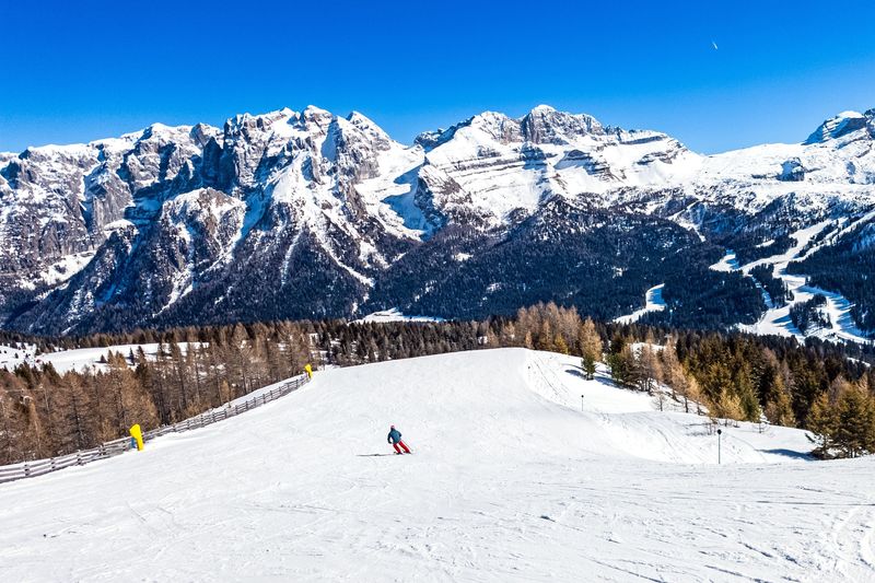 Dolomity zimą