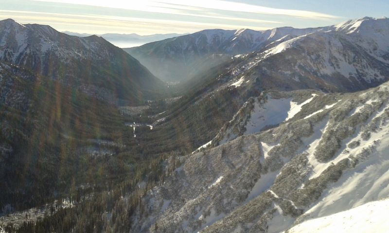 Widok z Czerwonych Wierchów