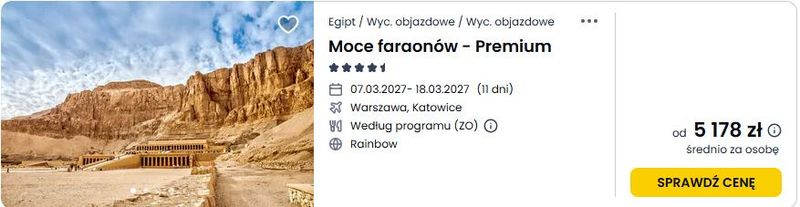 Oferta wycieczki objazdowej w marcu