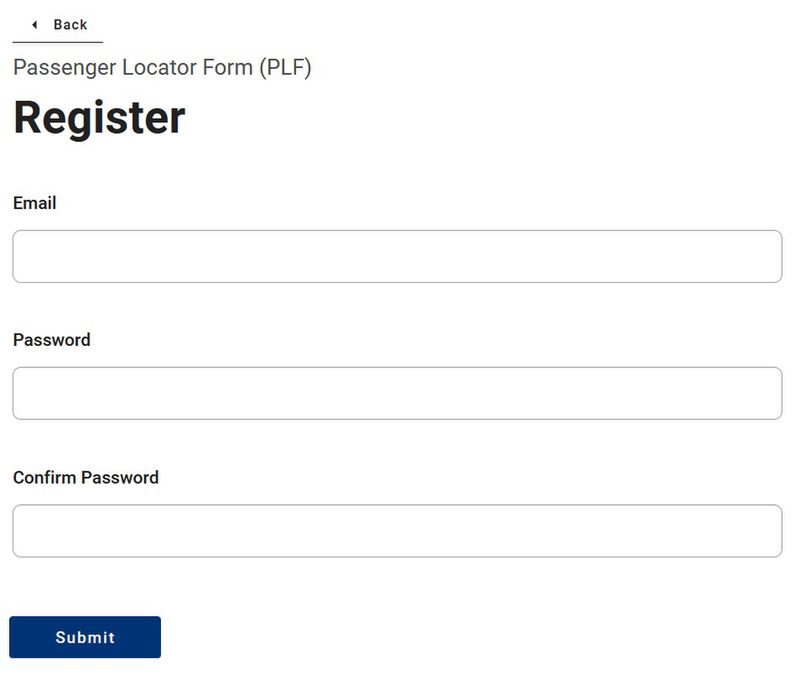 Formularz PLF - strona do rejestracji
