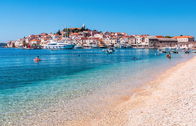 Plaża w Chorwacji, Sibenik