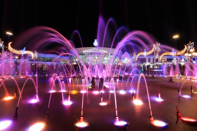Pokaz fontann, dzielnica Soho, Sharm el Sheikh