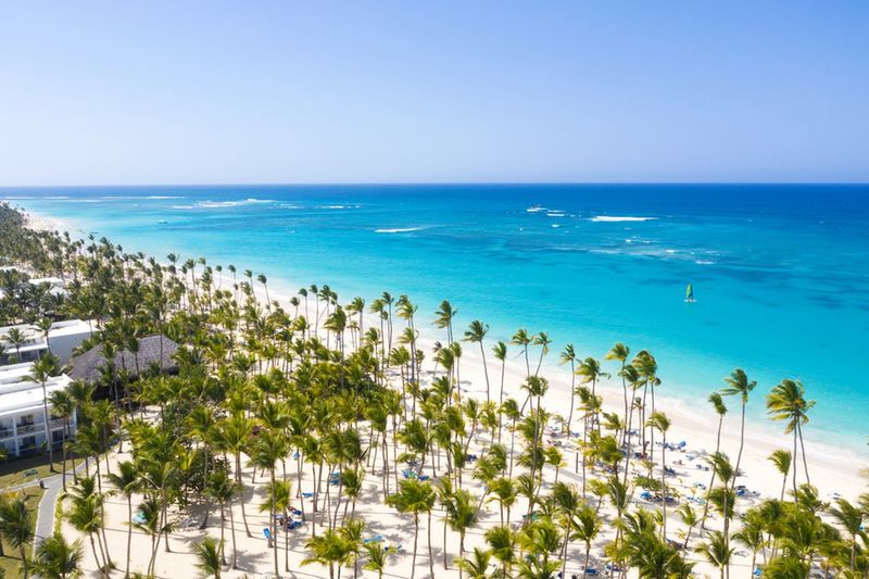 Karaibska plaża Bavaro Beach w Dominikanie