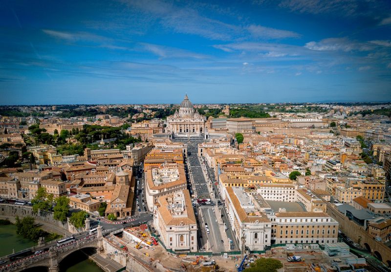 Widok na Watykan