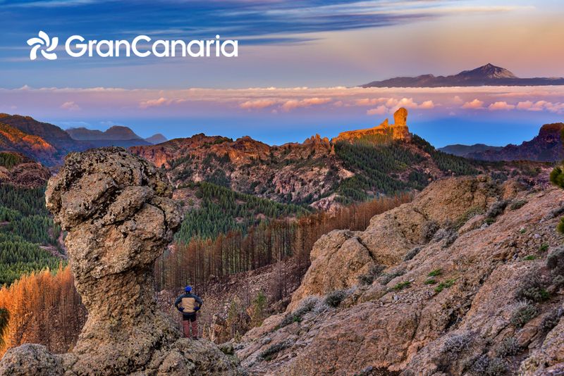 Szlak z pięknym widokiem na Roque Nublo