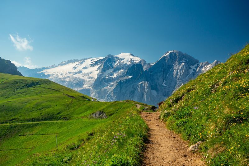 Malowniczy szlak w Dolomitach
