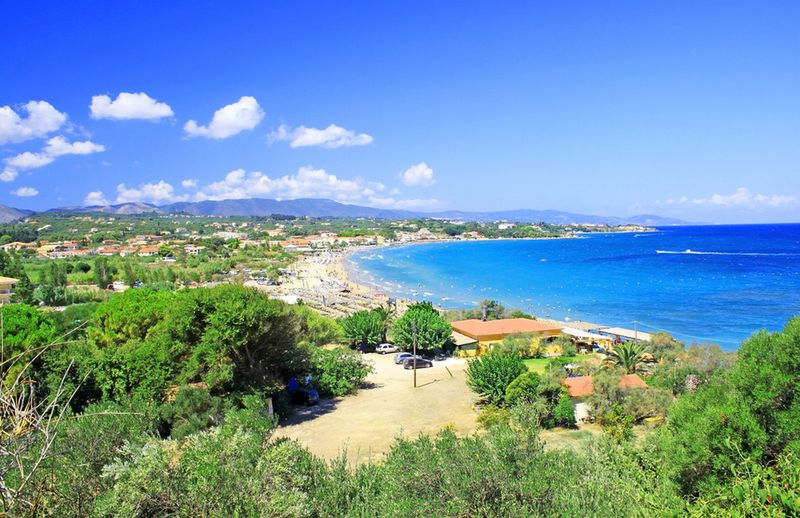 Tsilivi, plaża i morze