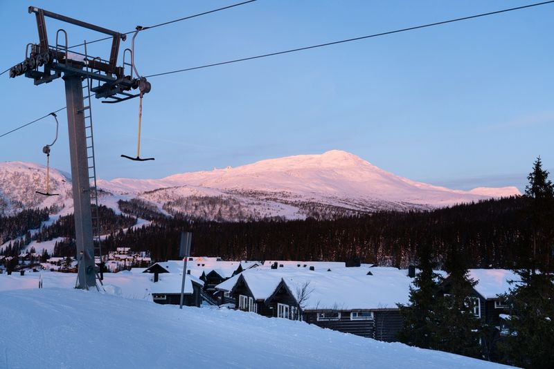 Miejscowość Are i wyciąg