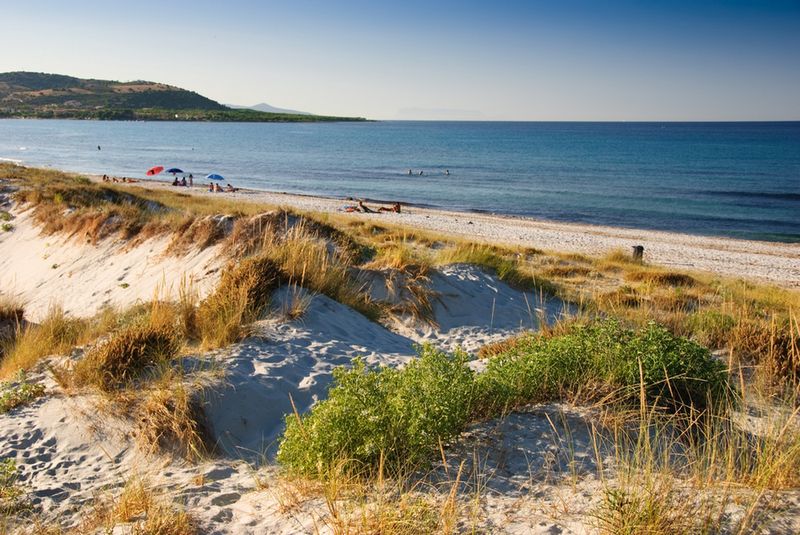 Piaszczysta plaża na Sardynii