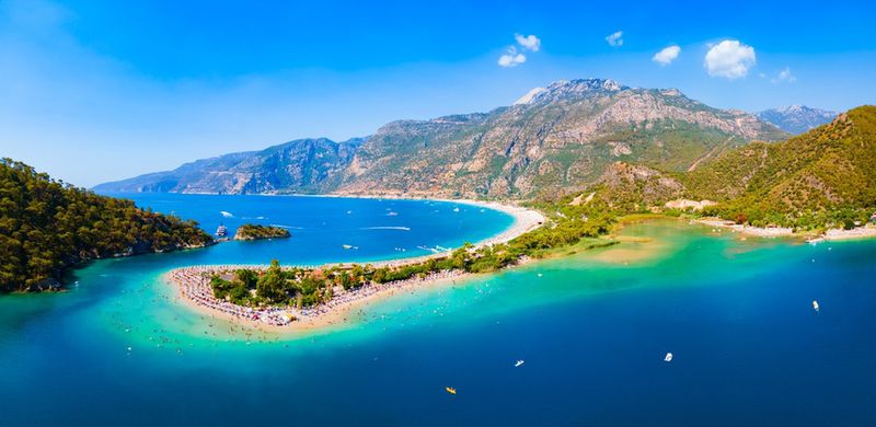 Oludeniz turkusowa zatoka