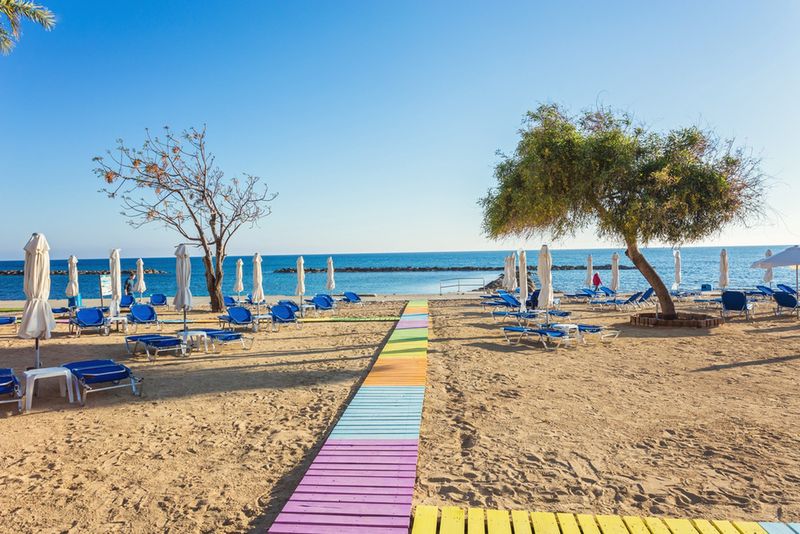 Plaża w rejonie Pafos