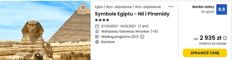 Oferta wakacji w marcu w przedsprzedaży