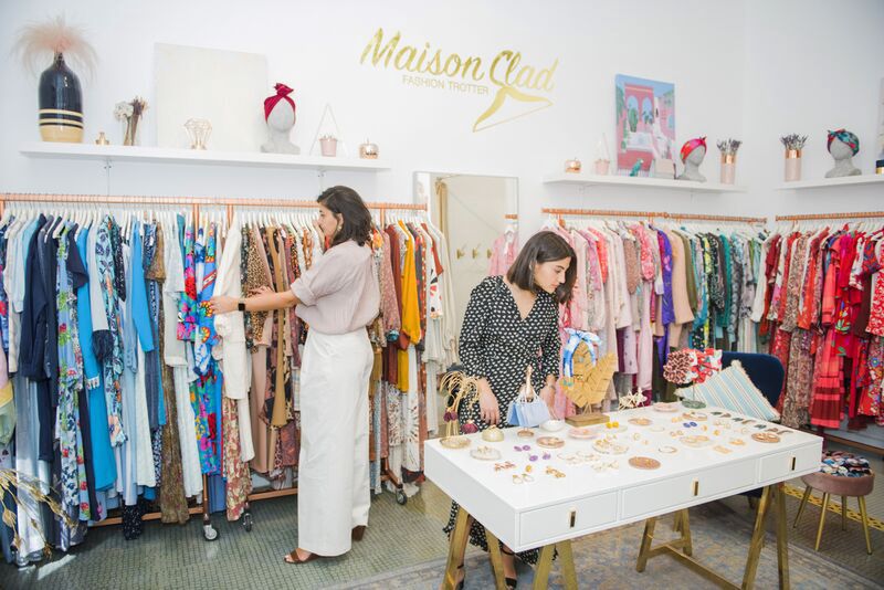 Sklep z odzieżą w Dubaju 