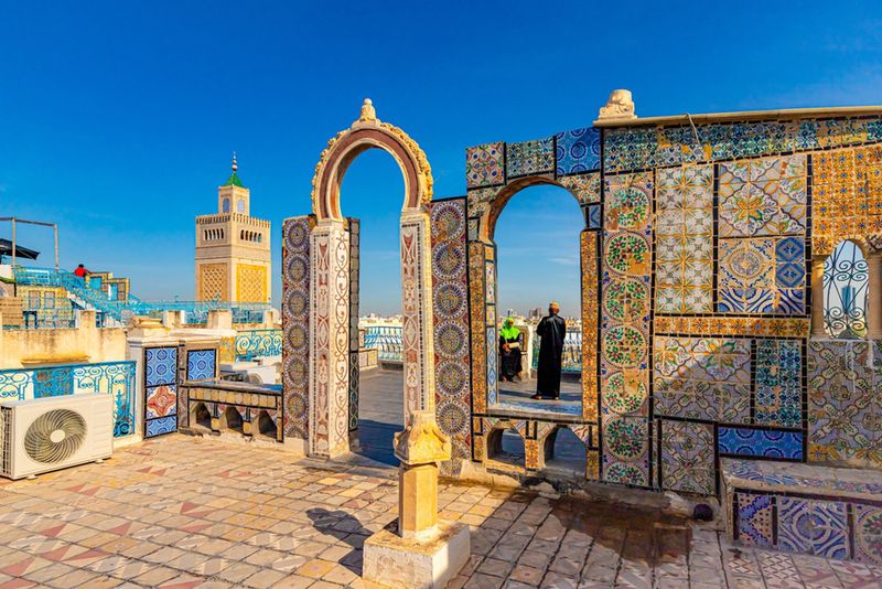 Zabytkowa część Tunisu