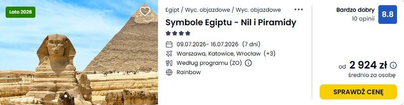 Oferta wycieczki 