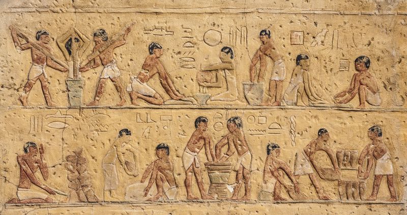 Dekoracja ścienna w Kairze