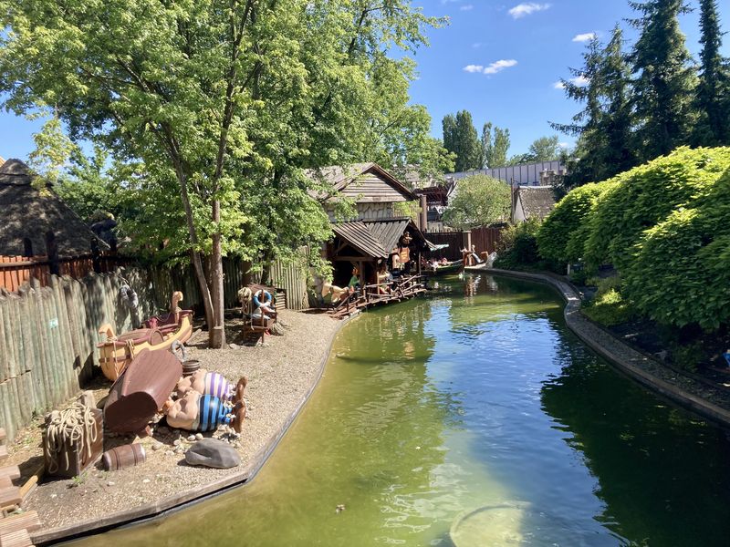 Zielona przestrzeń w Parc Asterix