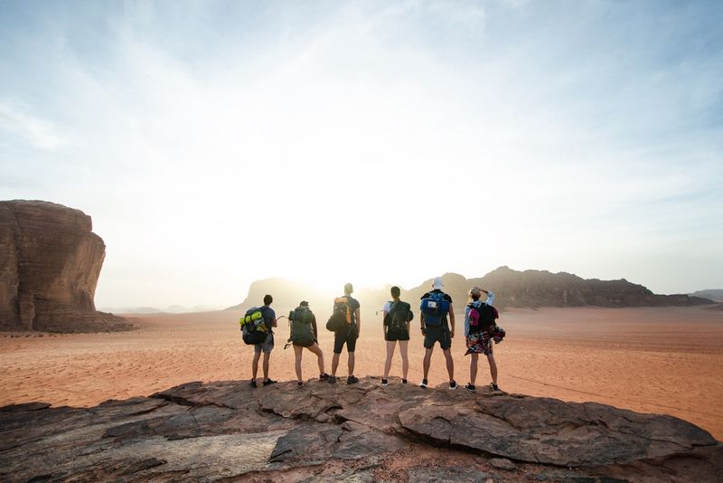 Zwiedzanie Wadi Rum