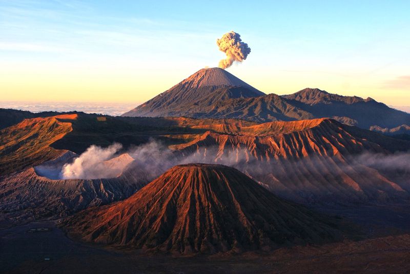 Wulkany w Indonezji