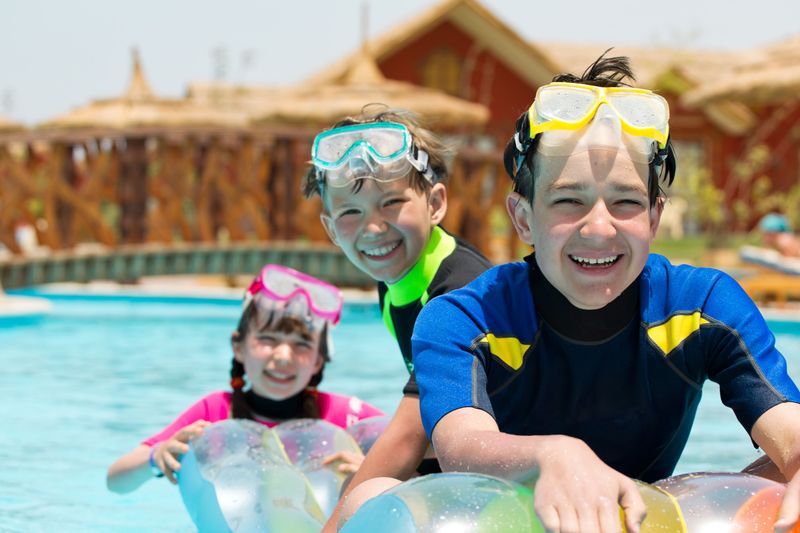 Wakacje w Egipcie, wodne szaleństwo dzieci