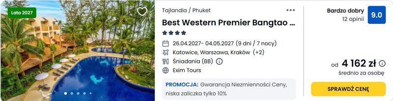 Oferta do Tajlandii