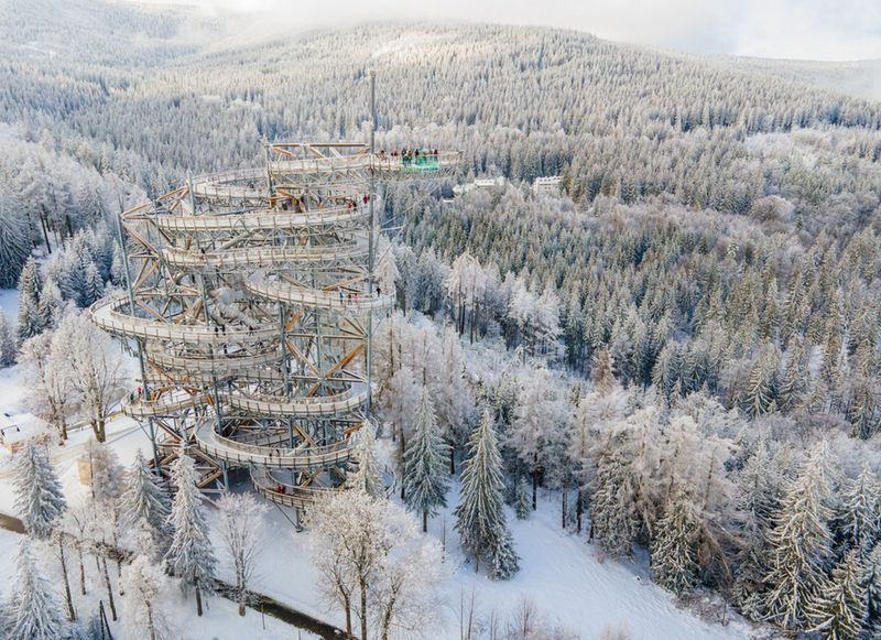 Sky Walk zimą