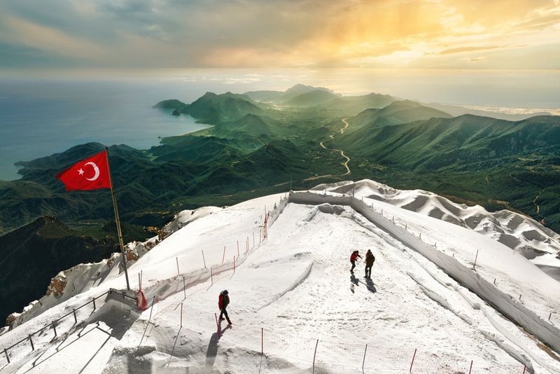 Tureckie ośnieżone stoki