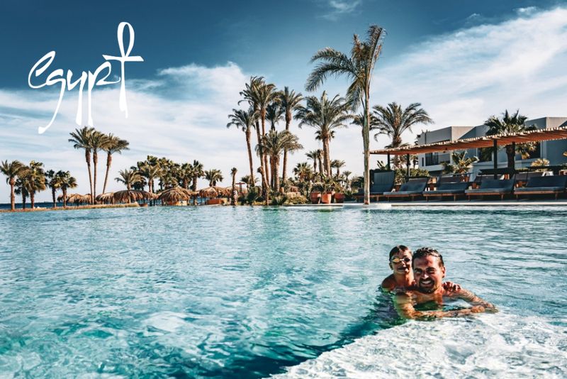 Odpoczynek w jednym z wielu hoteli w Hurghadzie