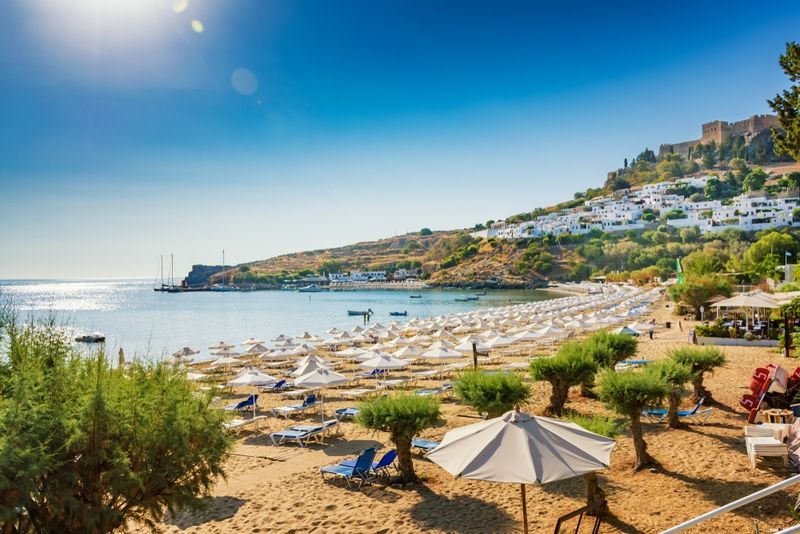Plaża w Lindos